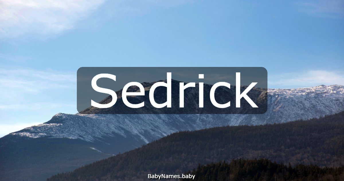 Sedrick