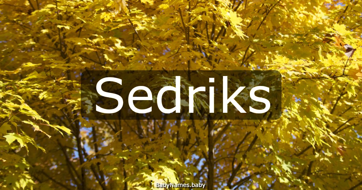 Sedriks