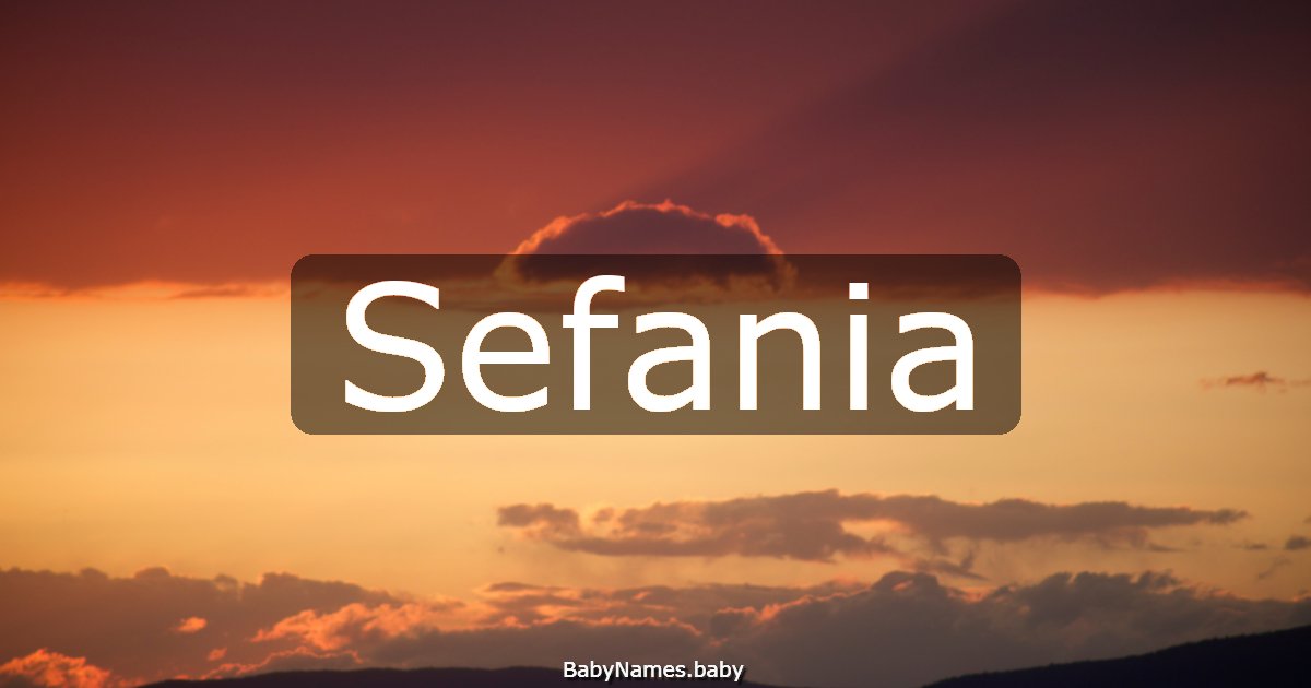 Sefania