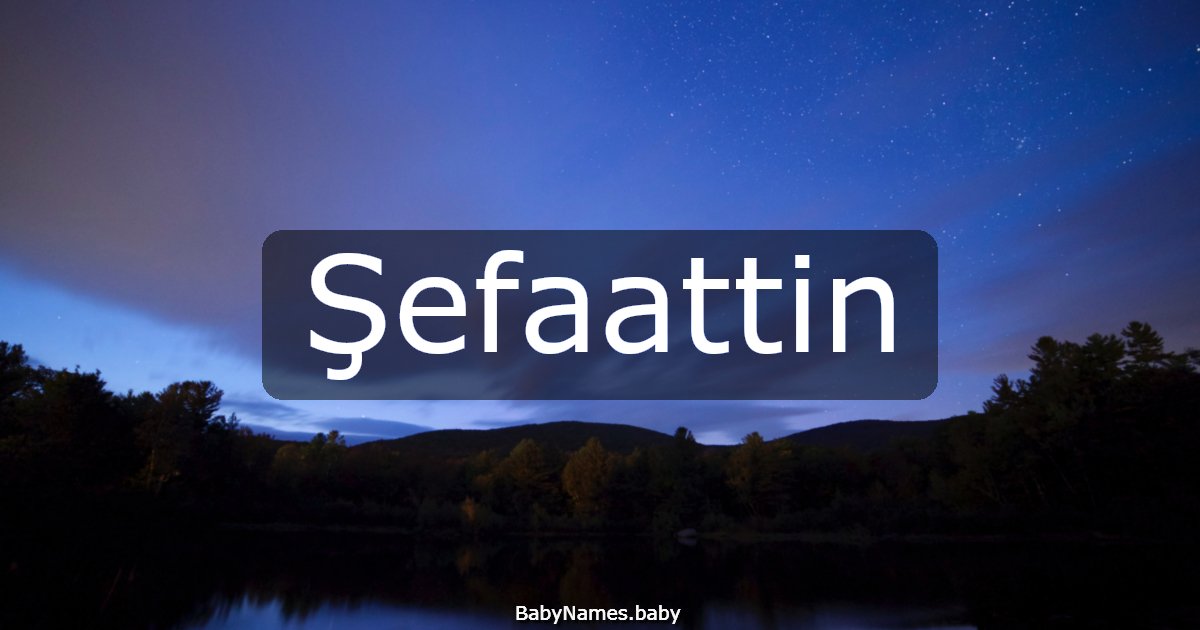Şefaattin