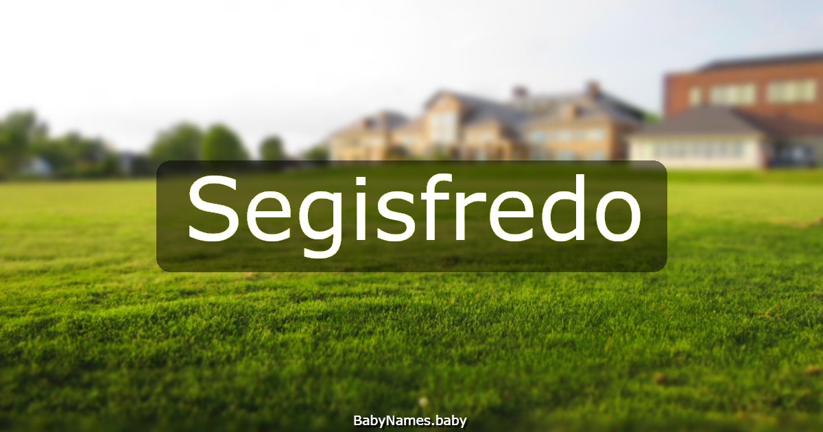 Segisfredo