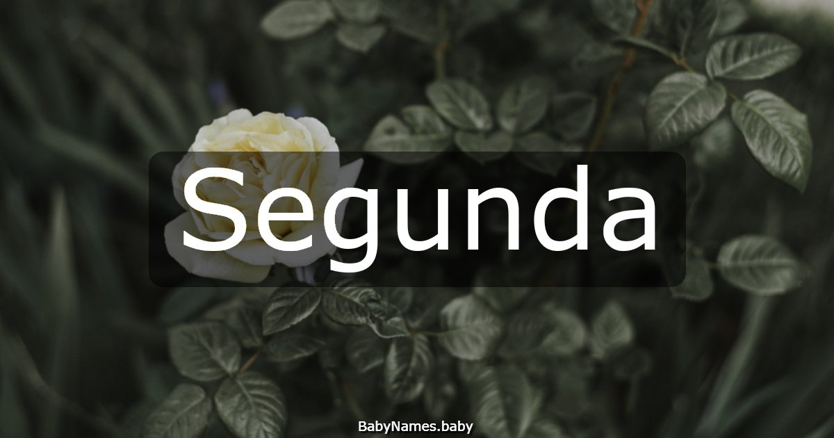 Segunda