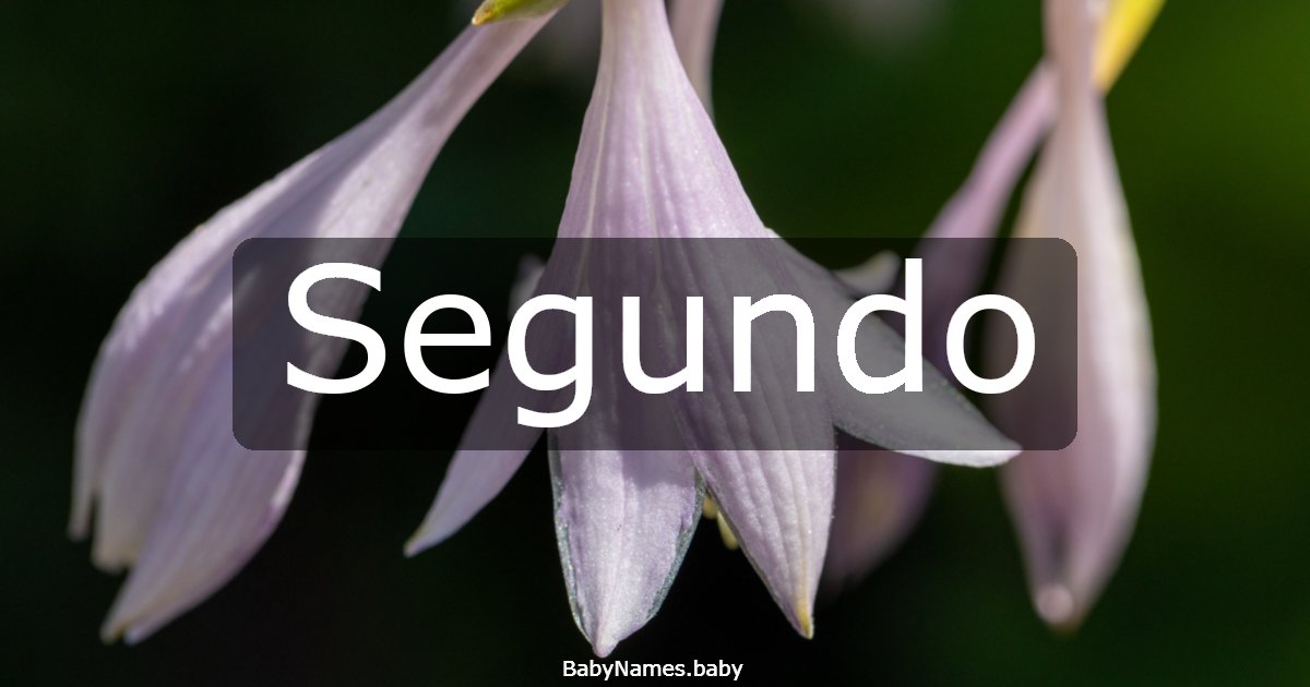 Segundo