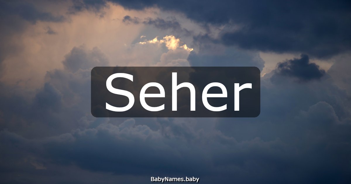 Seher