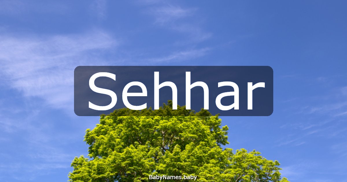Sehhar