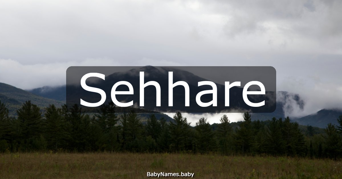 Sehhare