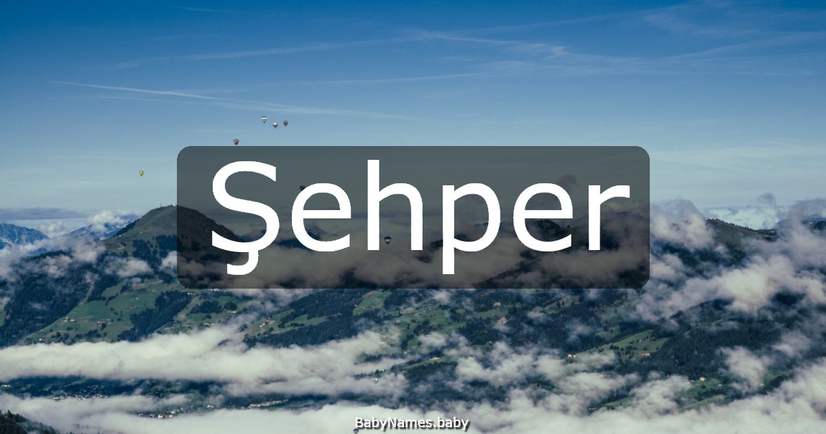 Şehper