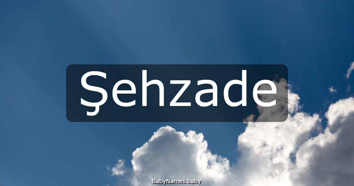 Şehzade