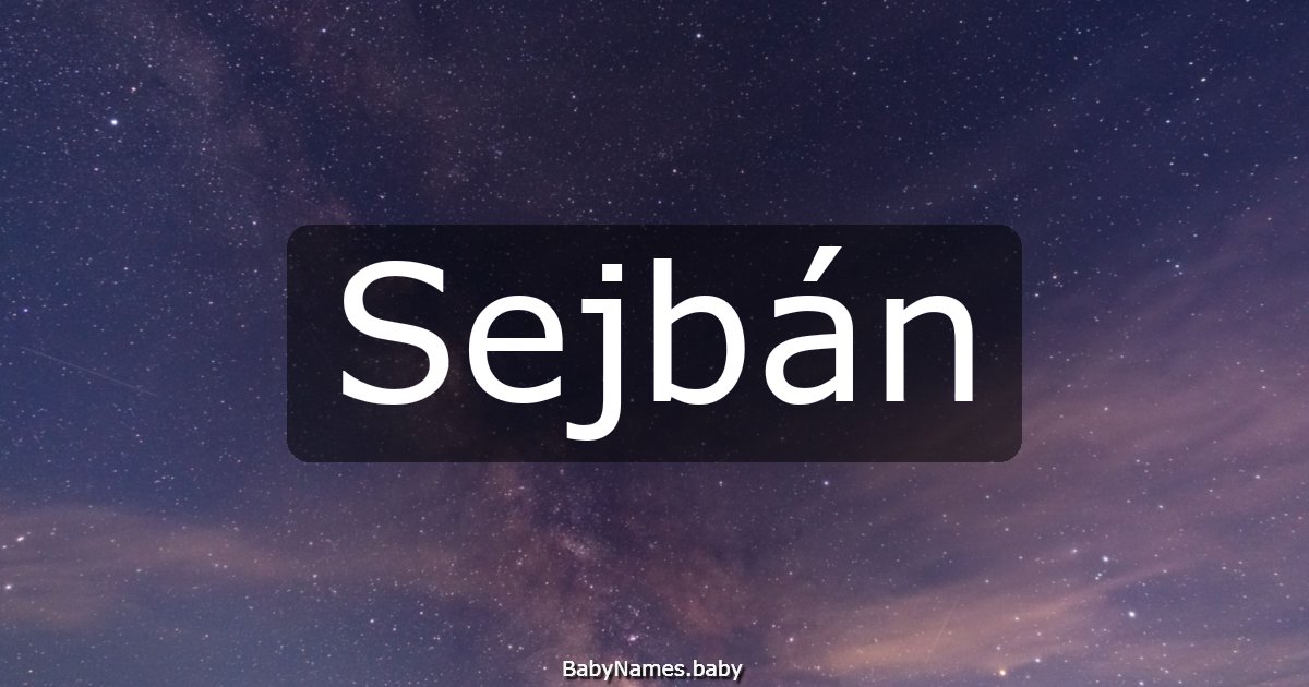 Sejbán