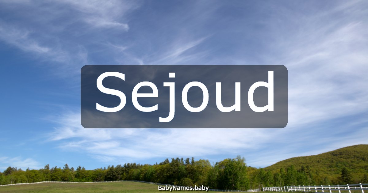 Sejoud