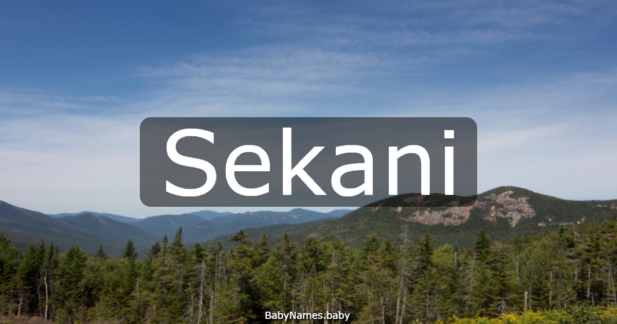 Sekani