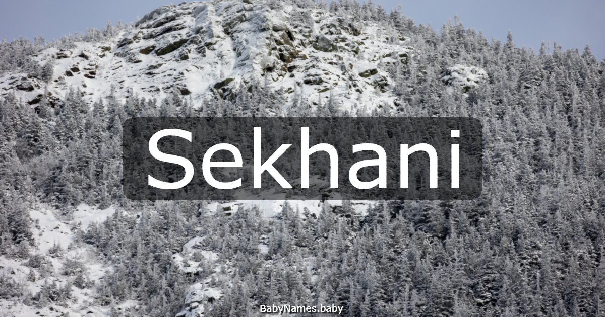 Sekhani