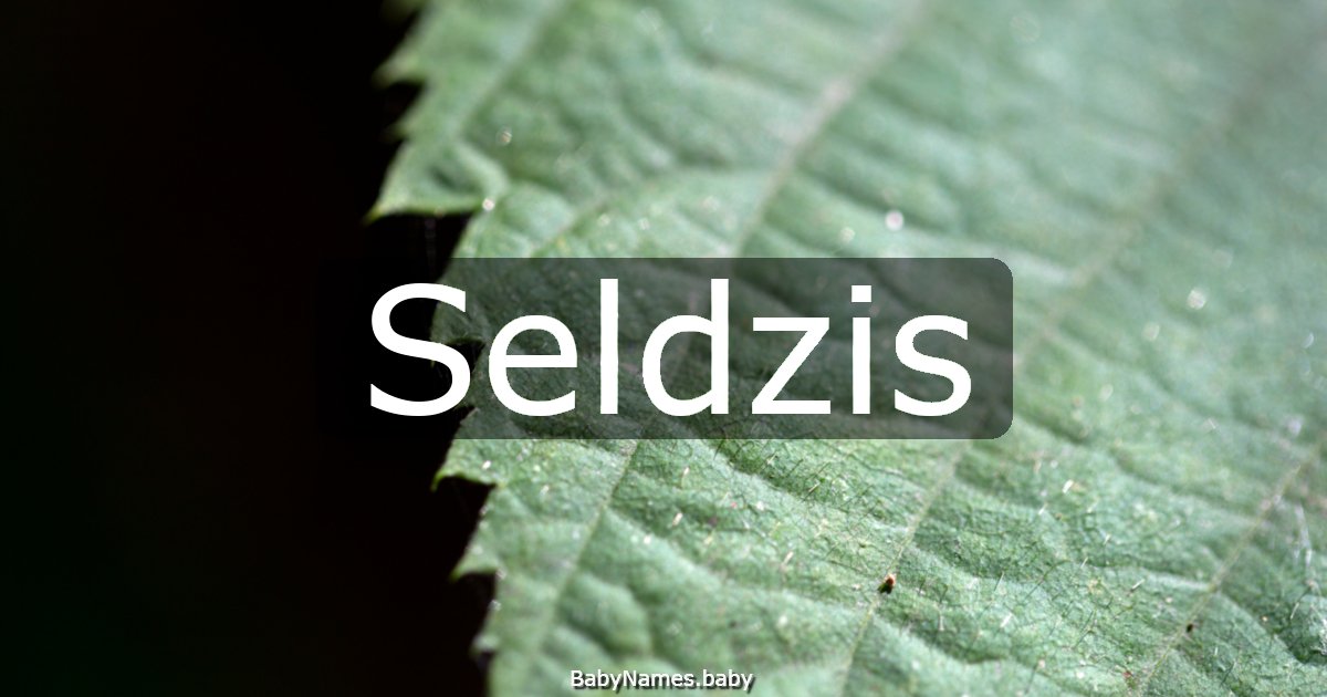 Seldzis