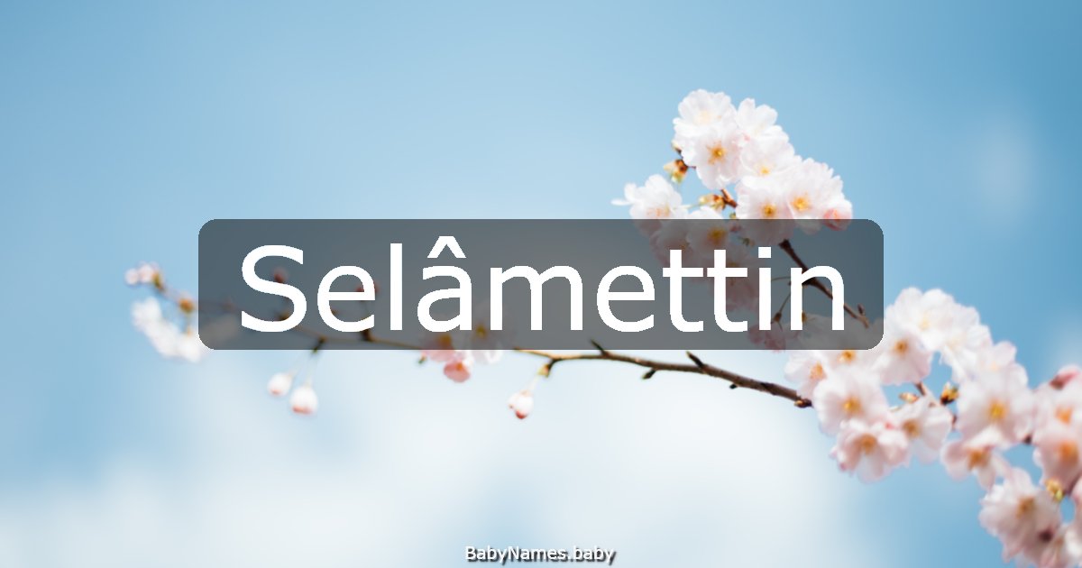 Selâmettin