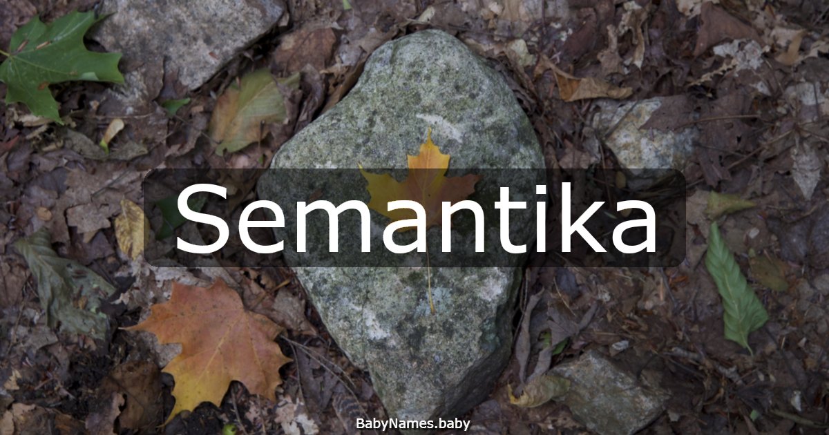 Semantika