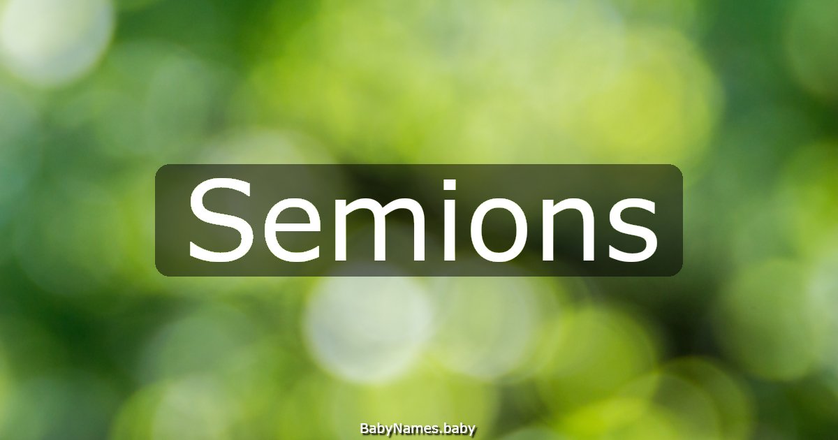 Semions