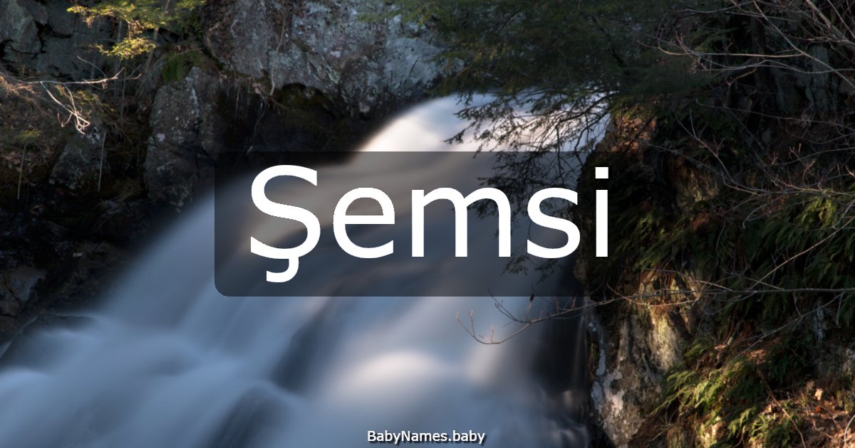 Şemsi