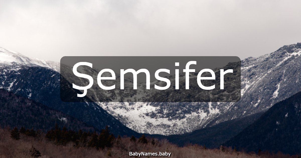 Şemsifer