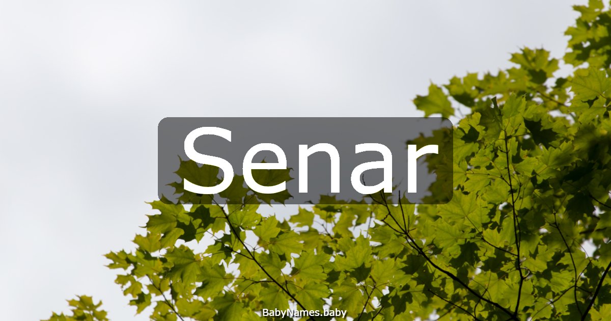 Senar