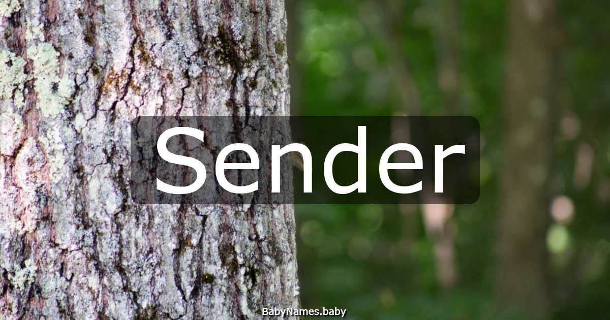 Sender