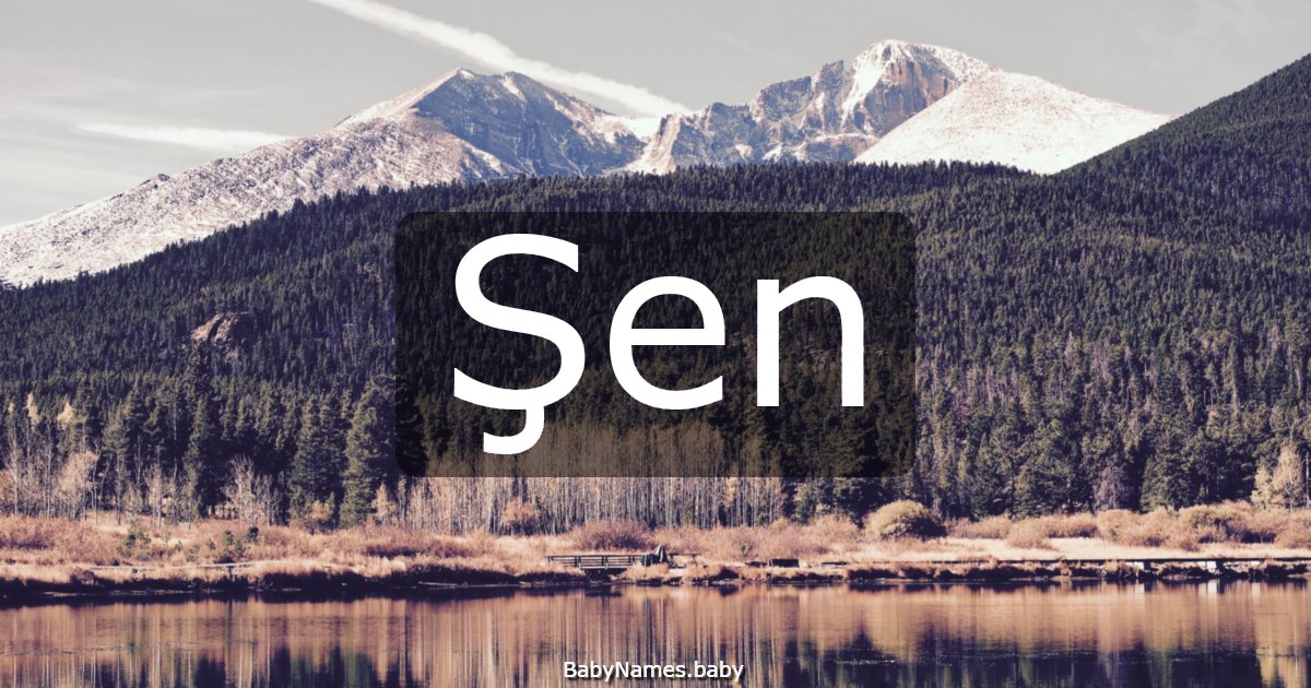 Şen