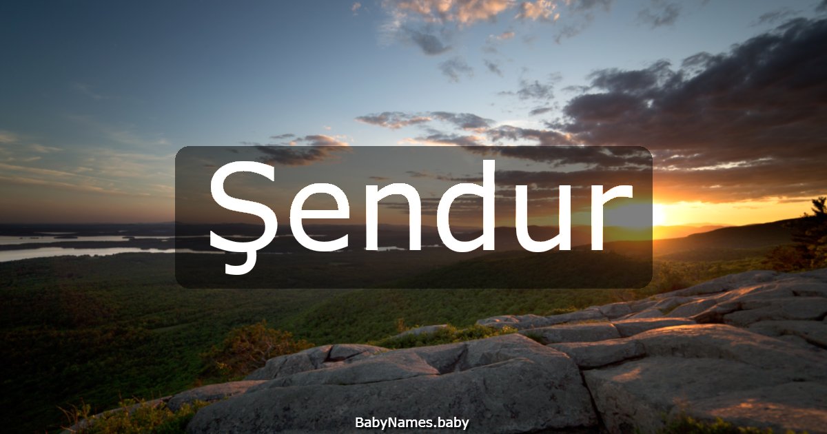 Şendur