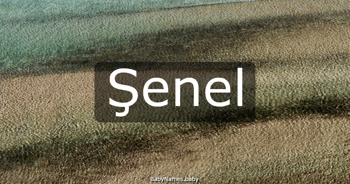 Şenel