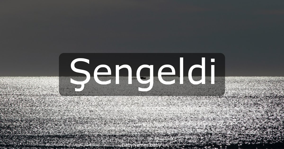 Şengeldi