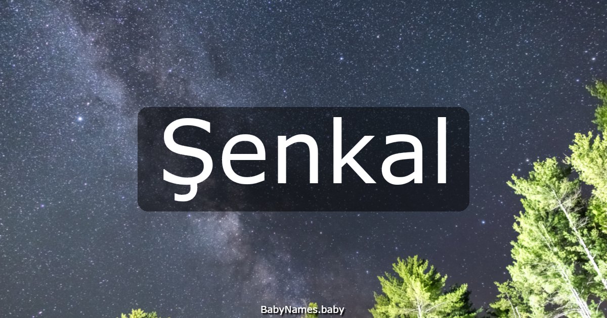 Şenkal