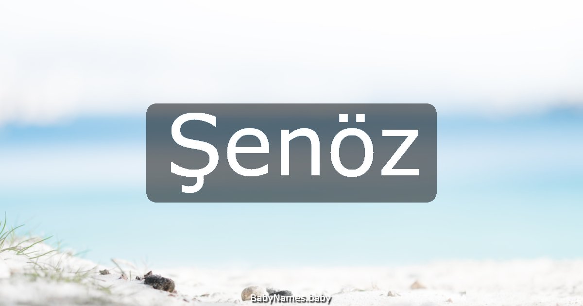 Şenöz