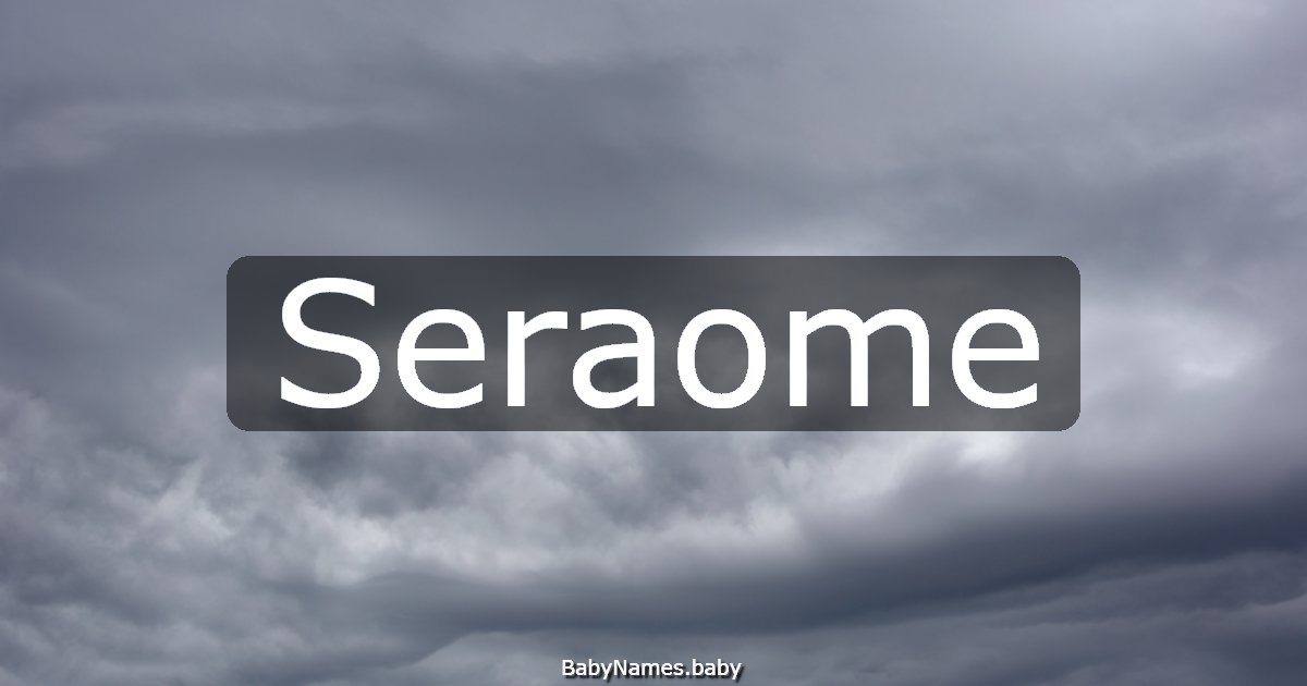 Seraome