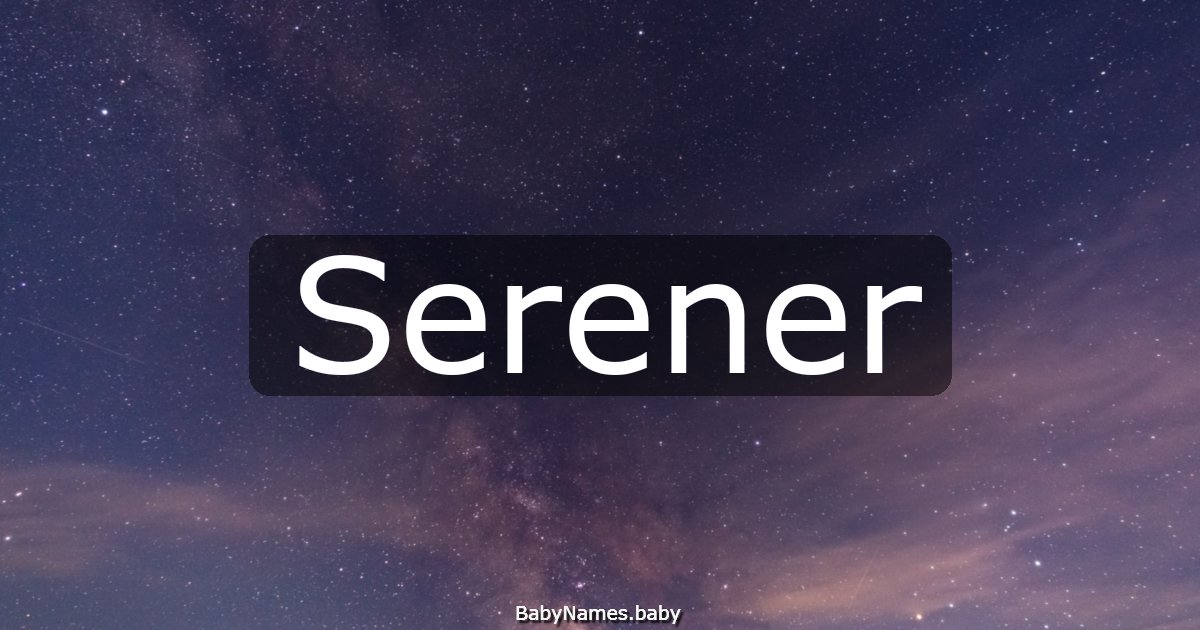 Serener