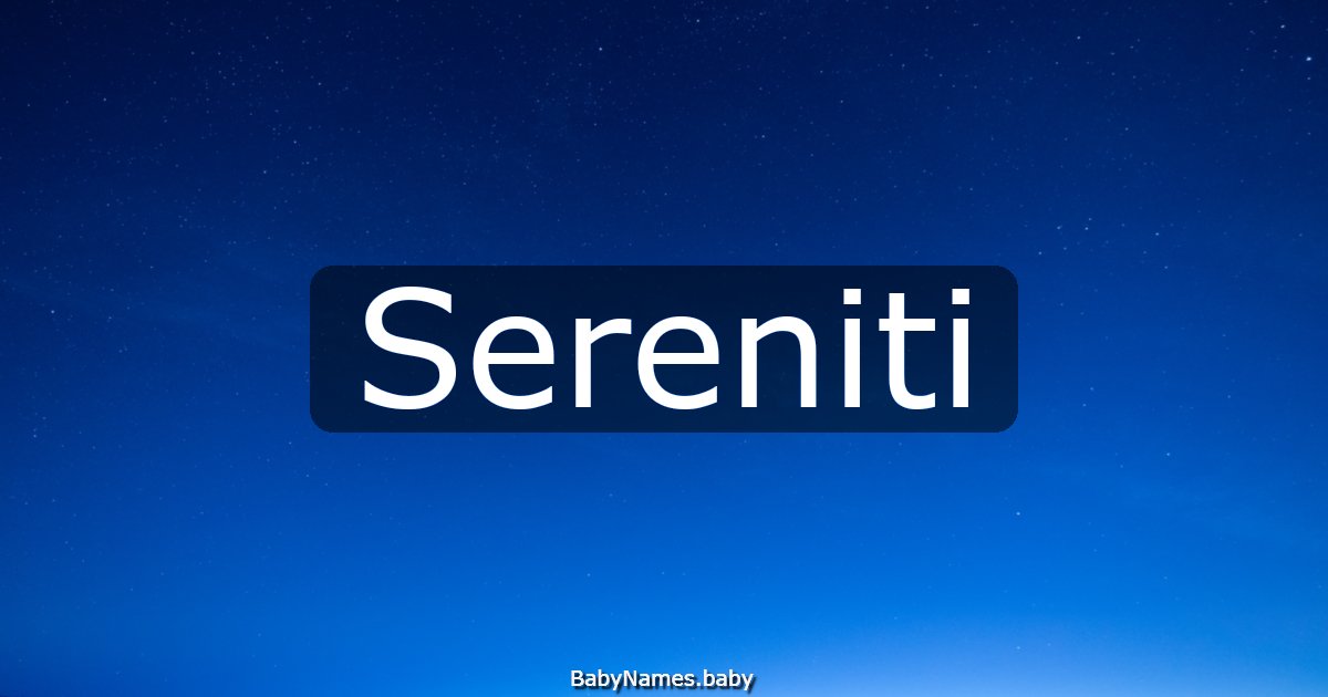 Sereniti
