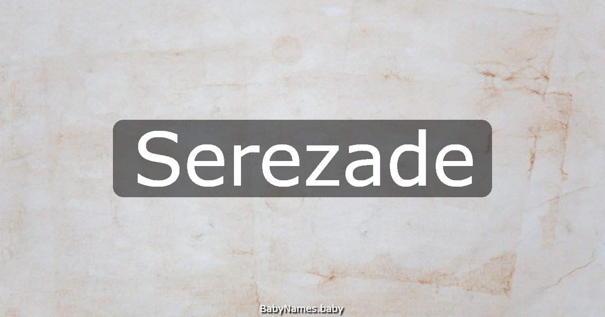 Serezade