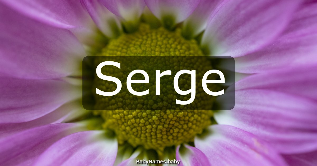 Serge