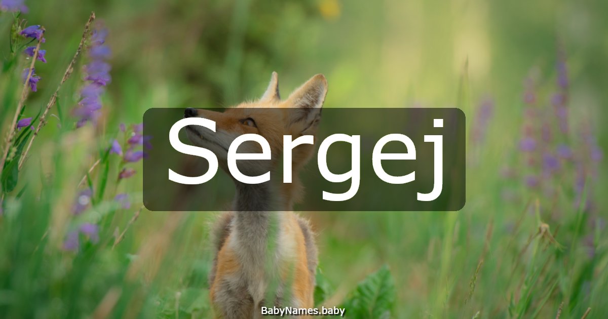 Sergej