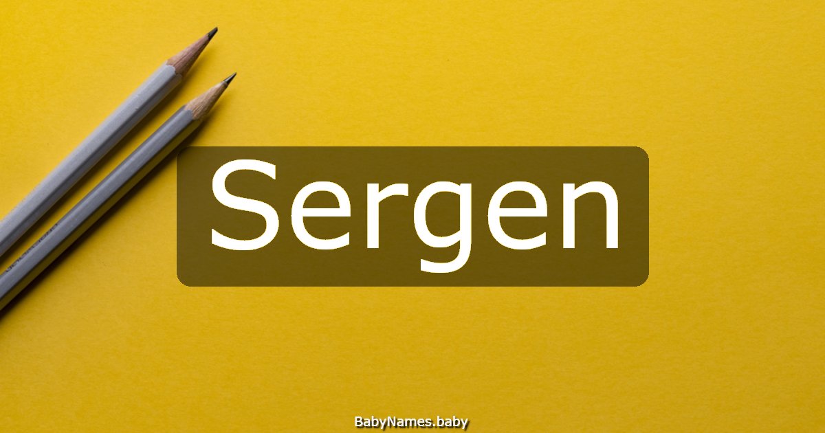 Sergen