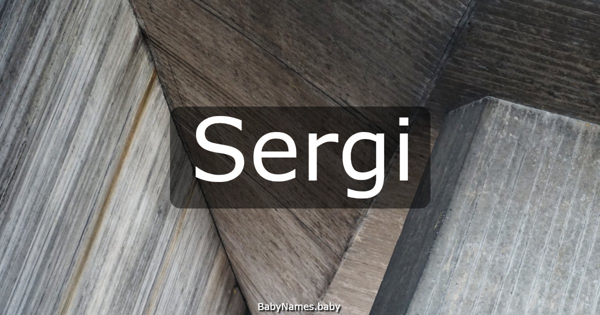 Sergi