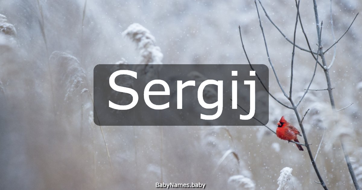 Sergij