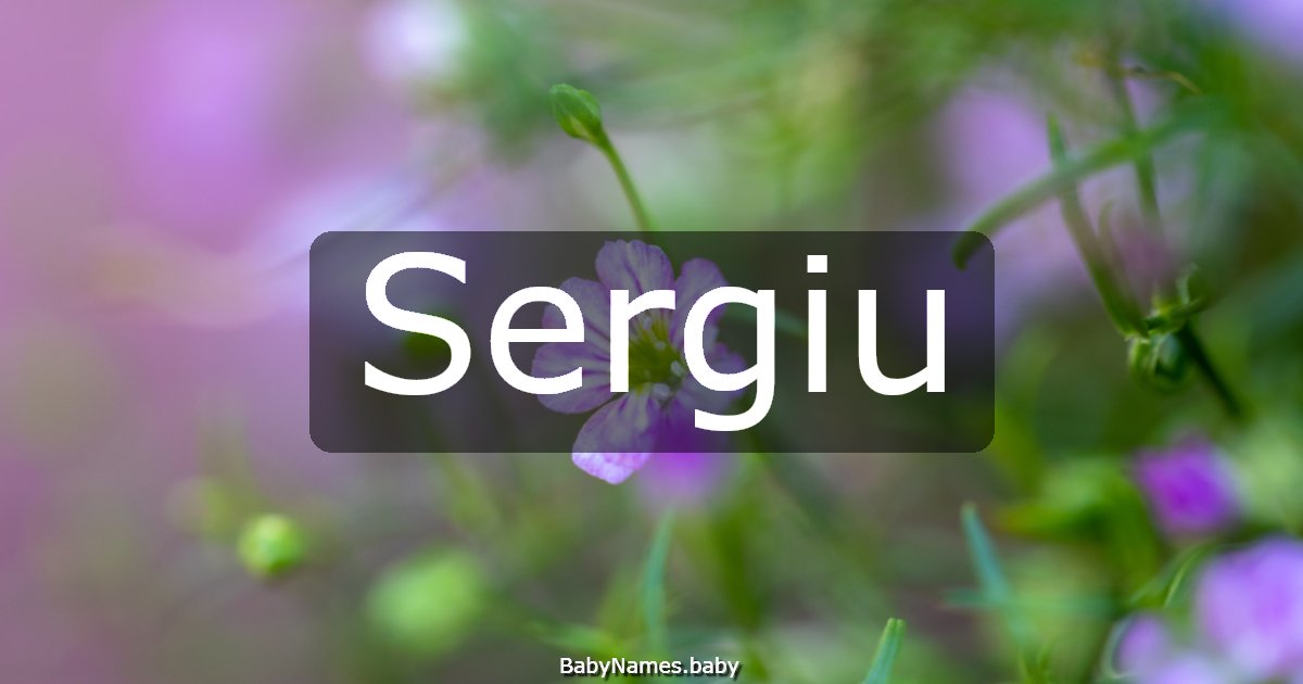 Sergiu