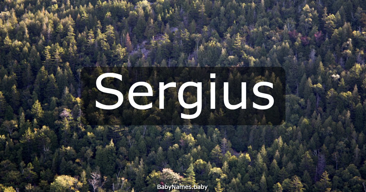 Sergius