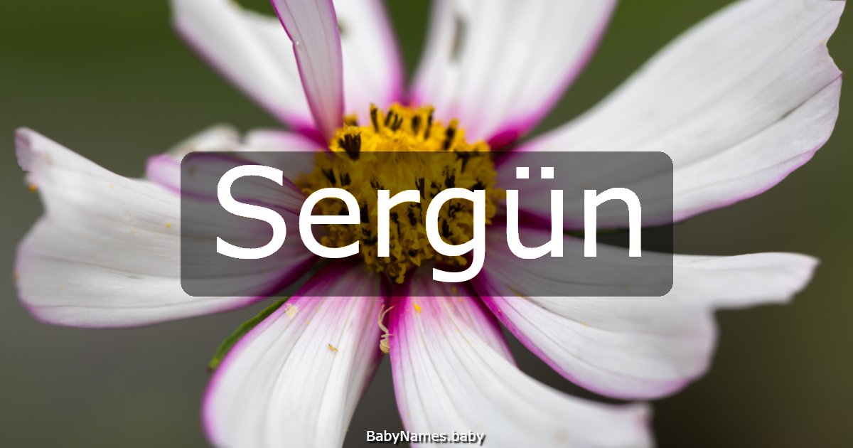 Sergün