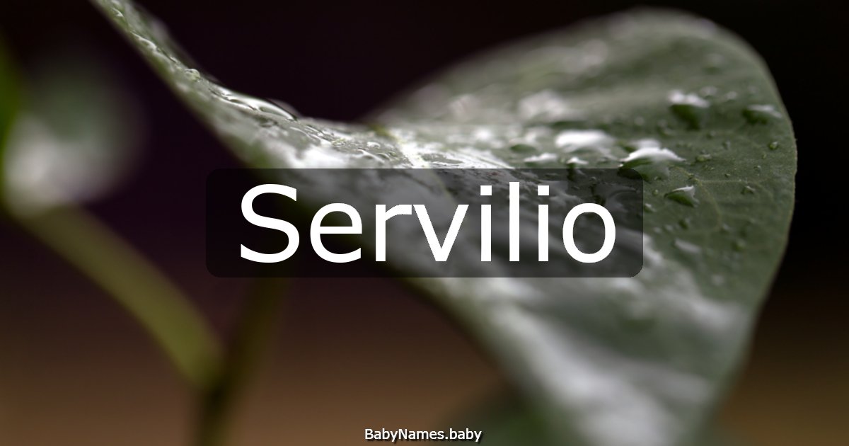 Servilio