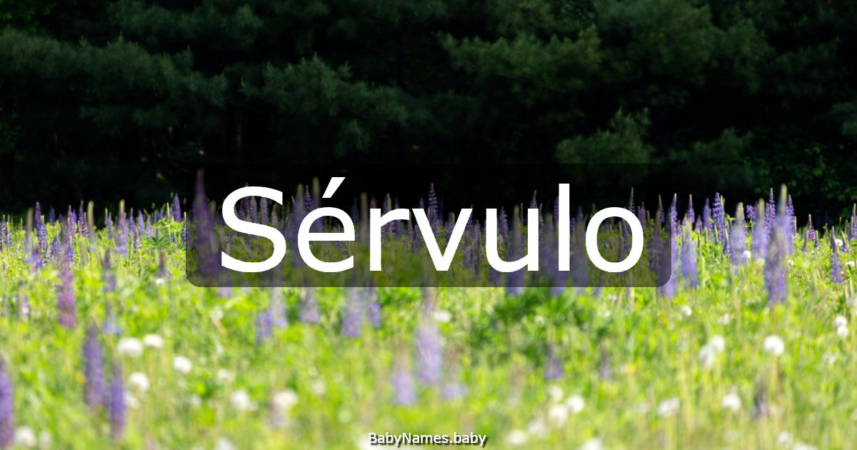 Sérvulo