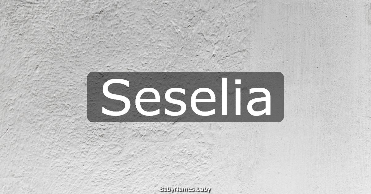 Seselia