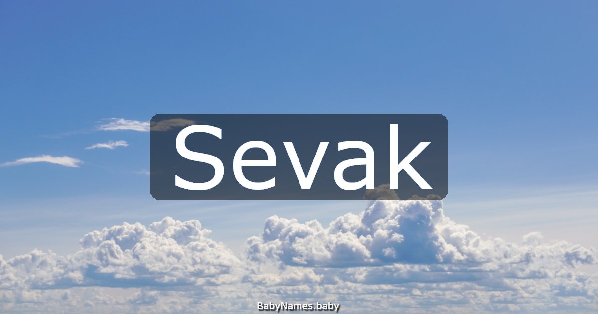 Sevak