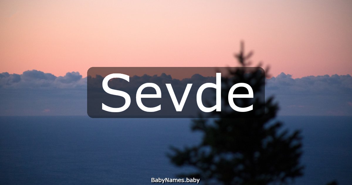 Sevde