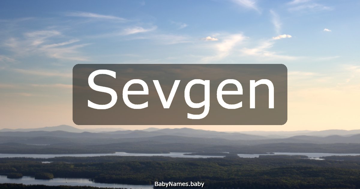 Sevgen