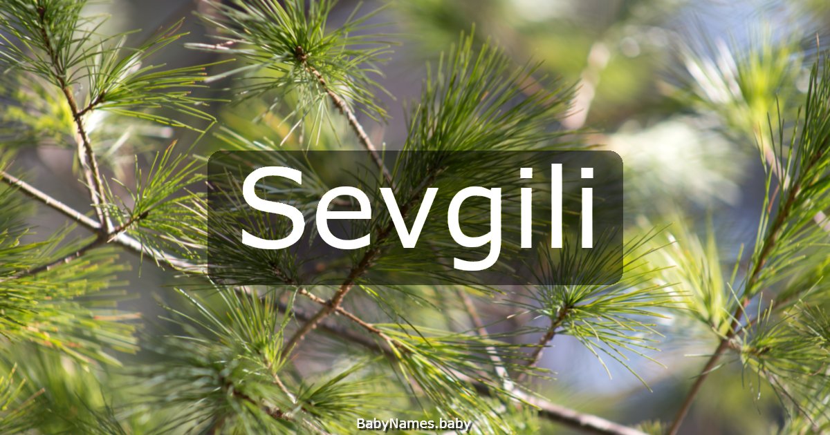 Sevgili