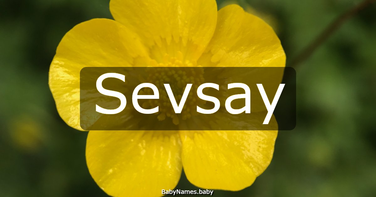 Sevsay